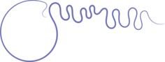 Vector illustration of abstract blue line curve
