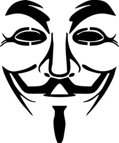 Guido Fawkes mask vector illustration