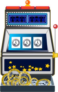 Jackpot slot machine vector illustration