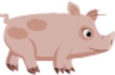 Npc Piggy vector illustration