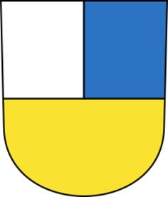 Vector drawing of coat of arms of Hinwill
