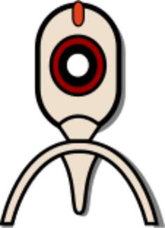 Webcam symbol clip art