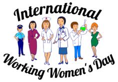 International Working Woman's Day vector image
