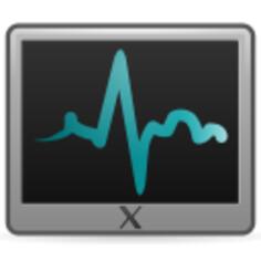 Vector drawing of heartbeat monitor screen
