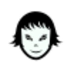 Weird boy face vector image
