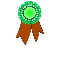 Award ribbon vector image
