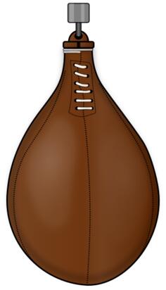 Punching ball vector image