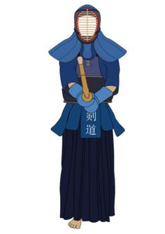 Kendo uniform vector image