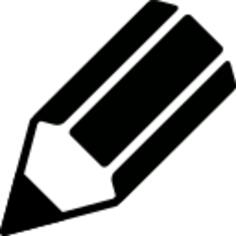 Pencil pictogram vector illustration