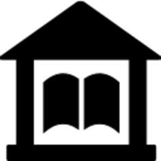 Library pictogram vector graphics