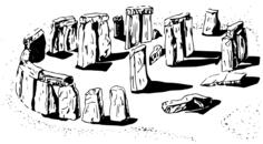 Megalith vector image