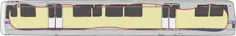 Bay Area Rapid Transit carriage vector illustration