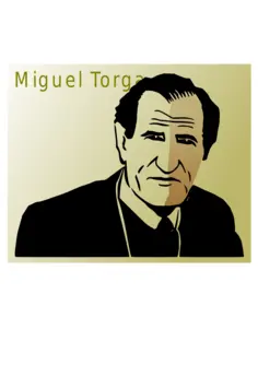 Vector graphics of portrait of Miguel Torga