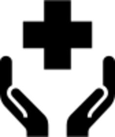 Public health icon vector drawing