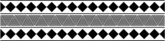 African ornaments decorative border vector image