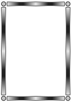 Vector drawing of gray border with gradient
