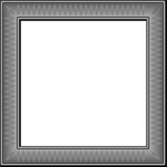 Vector drawing of square frame with rhomboid decorations