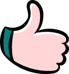 Comic thumbs up image