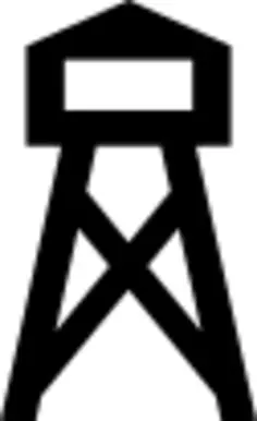 Pictogram for a tower vector image