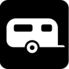 Pictogram for a camping facility vector image