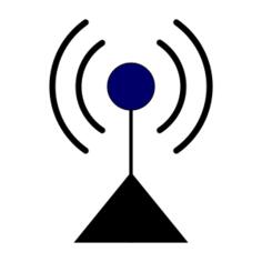 WLAN Access Point symbol vector clip art