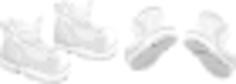 Vector clip art of kid's boots