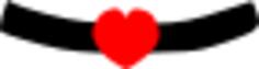 Vector clip art of heart necklace