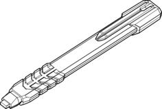 Mechanical carpenters pencil vector image