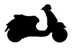 Piaggio Vespa vector image