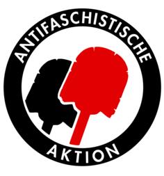 Antifascist toilet brush sign vector clip art