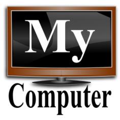 My computer icon vector illustration