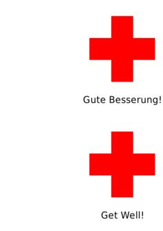 Get Well Card vector drawing