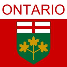 Ontario symbol vector illustration