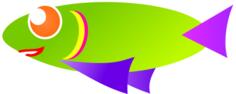 Caribbean fish vector image
