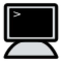 Primary KDE terminal icon vector drawing