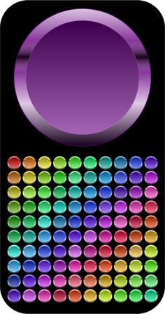 Colorful glossy buttons vector clip art