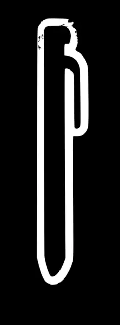 Photocopied pen icon vector clip art