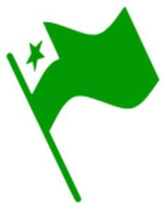 Esperanto Flag Waving
