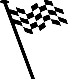 Racing Flag vector graphics