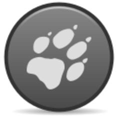 Vector graphics of round claw icon