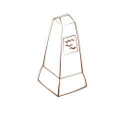 Vector clip art of role play game map icon for an Obelisk