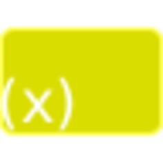 Yellow function icon vector drawing