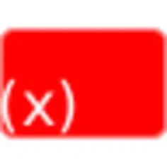 Red function icon vector illustration
