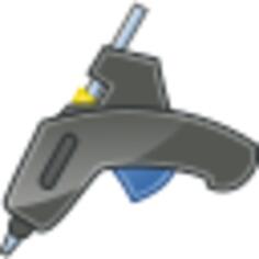 Vector illustration of welding gun