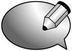 Vector graphics of comments icon for web