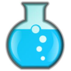 Vector drawing of lab chemical icon