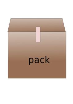 Vector image of carton packaging