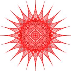 Vector clip art of string art web symbol