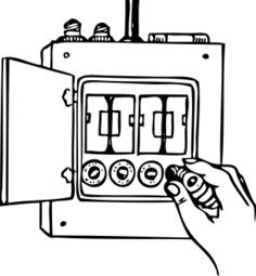 Using the fuse box vector illustration