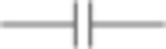 RSA electronics capacitor symbol vector image